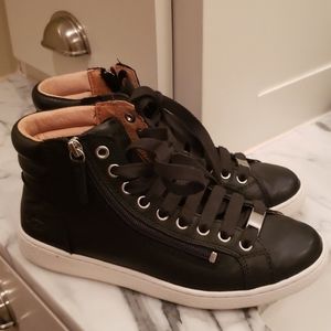 Ugg high top leather sneakers size 7